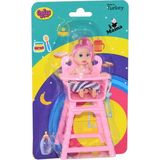 Oydaş Oyuncak 02427 Kartela Bebek ve Mama Sandalyesi 2 - 4 Yaş İçin Eğlenceli Oyun Seti