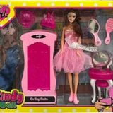 Oydas Oyuncak 2453 Cindy Doll Dolapli Makyaj Masali Bebek Oyuncak