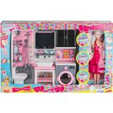 Oydaş Oyuncak OYD-02393 Bebek ile Banyo Seti Oyun Zamanı