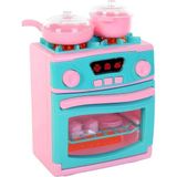 Oydaş Oyuncak Oydaş Pilli Ocaklı Fırın Set Kız Çocuklar İçin 3+ Yaş Pembe Renkli Eğlenceli Oyun Seti