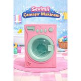 oydaş oyuncak Oyuncak Çamaşır Makinesi, Oyuncak Pilli Çamaşır Makinesi, Çamaşır Makinesi Kız Çocuk Oyuncağı