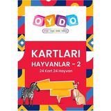 Oydo Kelime Kartları Hayvanlar 2 (4 Adet)