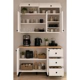 Öykü 120 Cm 18Mm Mdf Tezgahlı Mutfak Dolabı Hazır Mutfak Ünitesi