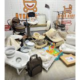 Öykü Bebek Diyarı 37 Parça Bebek Çeyiz Seti Full Set - Kahve