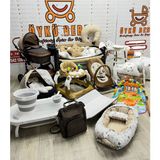 Öykü Bebek Diyarı Öykü Bebek Dunyası 19 Parça Premium Eko Her Bebeğin Ilk Öyküsü Burda Başlar Sevgiyle Hazırlanmış Bebek Çeyiz Setleri - Beyaz - Kahverengi