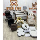 Öykü Bebek Diyarı Öykü Bebek Dunyası Her Bebeğin Ilk Öyküsü Burda Başlar Sevgiyle Hazırlanmış Bebek Çeyiz Setleri - Kahverengi - Altın