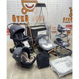 Öykü Bebek Dunyası 12 Parça King Yeni Doğan Bebek Çeyiz Seti Full Set (Anne Bebek Bakım Çantası ) - Siyah