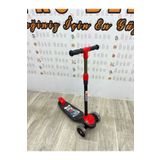 ÖYKÜ BEBEK DUNYASI Led Işıklı 3 Tekerlekli Yükseklik Ayarlı Scooter +3 Yaş 40Kg Kapasiteli