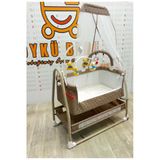 ÖYKÜ BEBEK DUNYASI MÜZİKLİ DÖNENCE HEDİYELİ ANNE YANI SALLANIR - SABİTLENİR BEŞİK