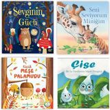 Öykü Seti (4 Kitap) Sevginin Gücü-Seni Seviyorum Miniğim-Küçük Meşe Palamudu-Çise Hediye