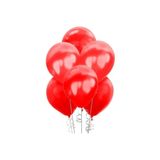 ÖYKÜ SÜS Kırmızı Metalik Balon 8 Adet