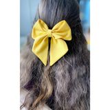 öyküsh collection Sarı Kurdele Fiyonk Toka / Yaz Tokası