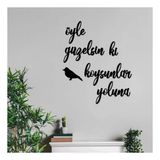 Öyle Güzelsin Ki Kuş Koysunlar Yoluna Duvar Tablosu