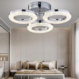 Oylum 3'lü Krom 24 Watt Kristalli Koridor Salon LED Plafonyer Avize