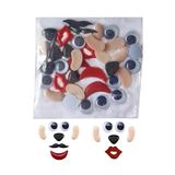 Oynar Goz 12 Mm Yuz Seti 48 Li 1 Paket Agiz Kulak Burun Biyik Dudak Plastik Anasinifi Kres Etkinlik Hobi Tasarim Elisi