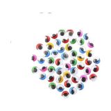 Oynar Göz Renklli Kirpikli 15 mm Orta Boy 48 Li Paket