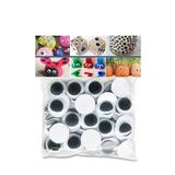 Oynar Göz Siyah 15 mm 50 li 1 Paket Oynayan Göz 15mm Hobi Tasarım Anasınıfı Kreş Etkinlik Elişi