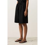 Oysho %100 keten midi bermuda