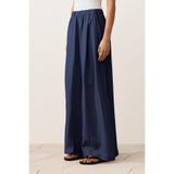 Oysho %100 keten wide leg pantolon