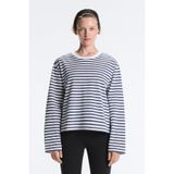 Oysho %100 Pamuklu Çizgili Boxy T-shirt