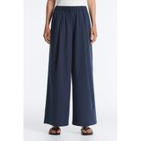 Oysho %100 pamuklu poplin wide leg pantolon