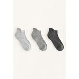 Oysho 3 çift pamuklu spor Sneaker çorap