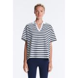 Oysho Boxy kısa kollu polo yaka t-shirt