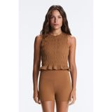 Oysho Comfortlux kolsuz büzgülü T-shirt