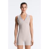 Oysho Compressive kontrast kısa tulum