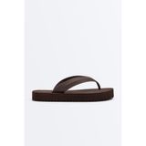 Oysho Dokulu platform plaj sandalet