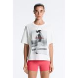 Oysho Görsel baskılı boxy pamuklu crop t-shirt