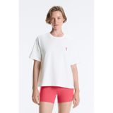 Oysho İşlemeli Pamuk Karışımlı Boxy T-shirt