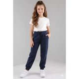 Oysho Kumaş Cepli Çocuk Eşofman Unisex Lacivert - 14 Yaş
