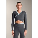 Oysho Uzun kollu kontrast Comfortlux Tank top