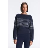 Oysho Yumuşak dokunuşlu modal denizci çizgili sweatshirt