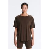 Oysho Yuvarlak sırt detaylı modal karışımlı kısa kollu t-shirt