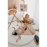 Oyun Halısı Ahşap Bebek Oyun Alanı Etkinlik Baby Gym Sallanan Oyuncaklar Dahil Roe