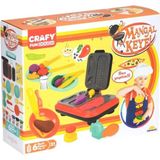 Oyun Hamur Set Mangal Keyfi 6X50GR 22 Parça Büyük - Çok Renkli