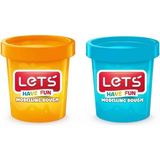 Oyun Hamuru 2 Li Set Play Dough Çocuklar Için Eğitici Oyuncak - Renkli