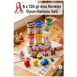 Oyun Hamuru 6 Renk 1 Paket Monalisa 6 Lı Ana Renk Oyun Hamuru Kurumaya Karşı Dirençli Okul Öncesi Kreş Yumuşak