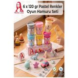 Oyun Hamuru 6 Renk 1 Paket Monalisa 6 Lı Pastel Renk Oyun Hamuru Kurumaya Karşı Dirençli Okul Öncesi Kreş Yumuşak