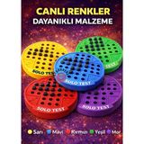 Oyun Kafası 2 Adet Renkli Solo Test Zeka Oyunu / Plastik Peg Puzzle Strateji Oyunu Tek Kişilik