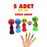 Oyun Kafası 5 Adet Zıplayan Emoji Küçük Adam Sıçrayan Zıp Zıp Oyuncak - Karne Hediyesi Doğum Günü Hediyesi