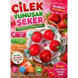 Oyun Kafası Çilek Şekilli Yumuşak Şeker 5 Adet Jel Şeker Meyve Aromalı Eğlenceli Atıştırmalık