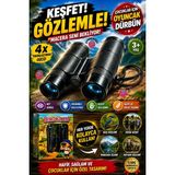 Oyun Kafası Çocuk Dürbünü 4x Yakınlaştırmalı Oyuncak Dürbün | Kaşif Dürbünü Kamp Doğa Gözlem Kuş Izleme Oyuncağı 3 Yaş+