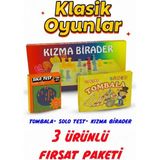 Oyun Kafası Kızma Birader Tombala-Solo Test Yılbaşı Oyun Seti