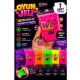 Oyun Kafası Neon Oyun Jeli Slime Oyuncak Karışık Renk Gönderilir Esnek Jel 1 Adet