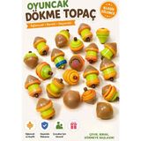 Oyun Kafası Oyuncak Dökme Topaç 15 Adet Renkli Eğlenceli Karne ve Doğum Günü Hediyesi