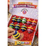 Oyun Kafası Topaç Renkli Oyuncak 10 Adet– Karne Doğum Günü Hediyesi Dönen Eğlenceli Denge Topacı