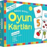 Oyun Kartları - İlişki Kurma Meyveler-Sebzeler Sayılar Renkler Hayvanlar - İngilizce Destekli